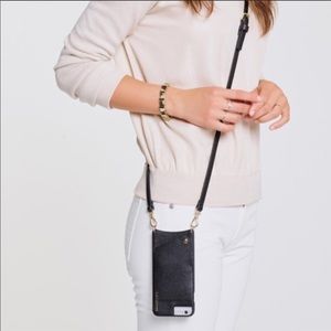 NWOT Bandolier iPhone carrying case with strap